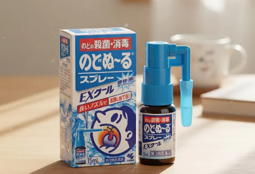 일본 국민 목 스프레이! 고바야시 노도누루 목 통증 스프레이 EX 쿨 15ml 리뷰
