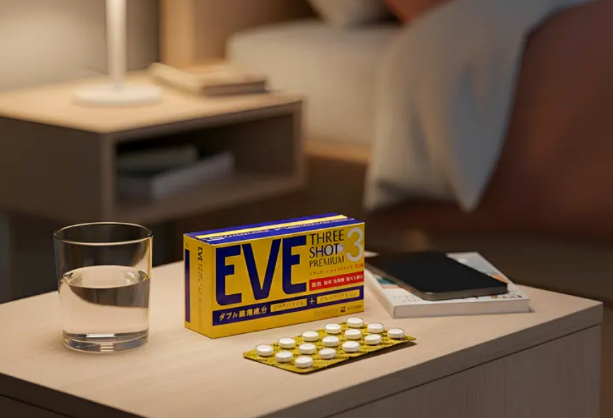일본 진통제 '이브 쓰리샷 프리미엄' 두통, 생리통, 어깨 통증 한 번에 싸악? 통증별 사용법부터 직구방법까지