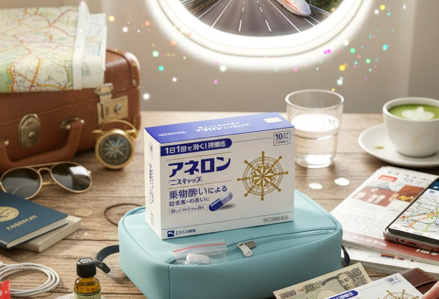 일본 드럭스토어 추천템 일본 멀미약 아네론 가격 & 직구 꿀팁 완전정리