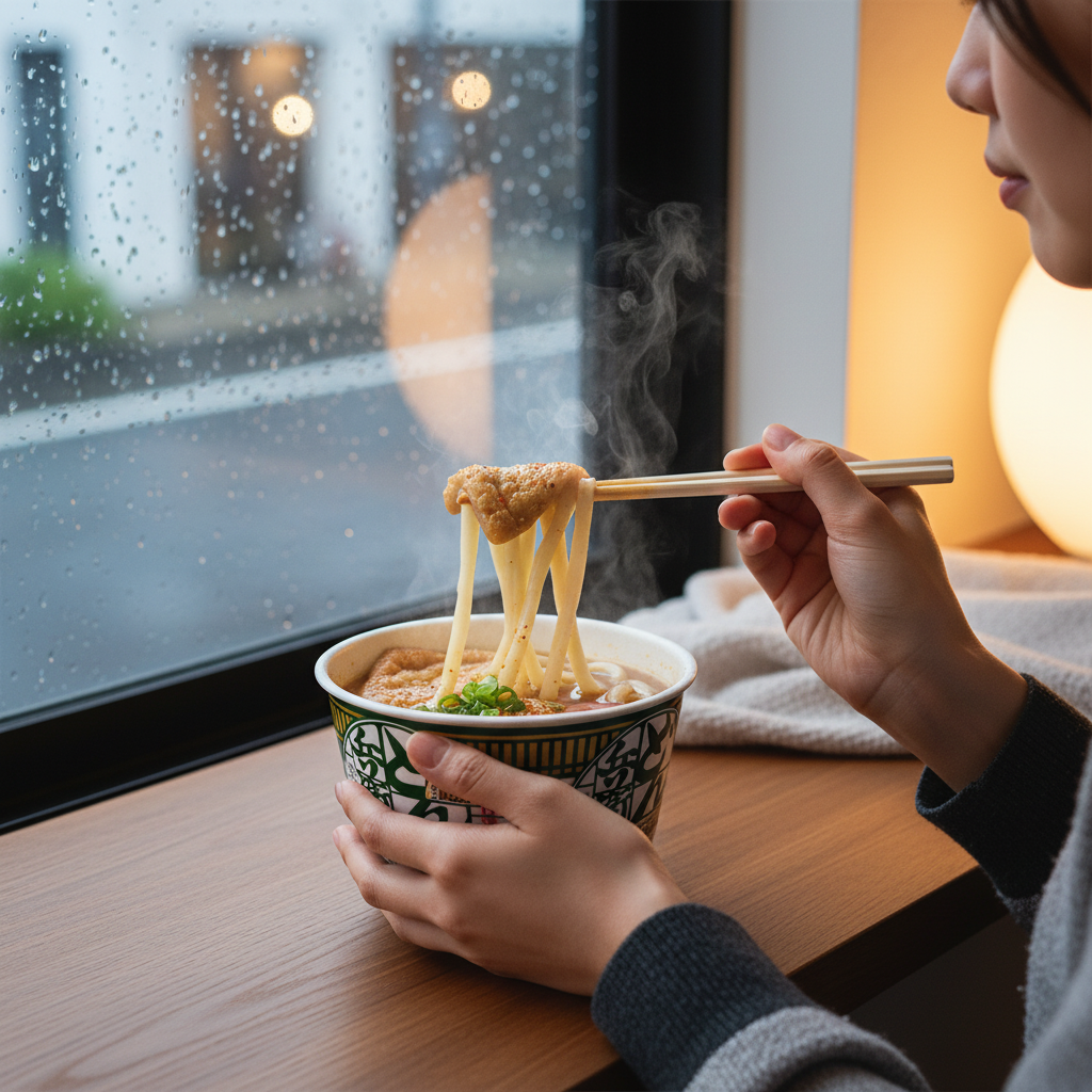 일본 국민 컵우동, 닛신 돈베이 우동 완전 정복: 키츠네, 타누키 등 맛 종류와 맛있게 먹는 법 (직구 팁 포함)