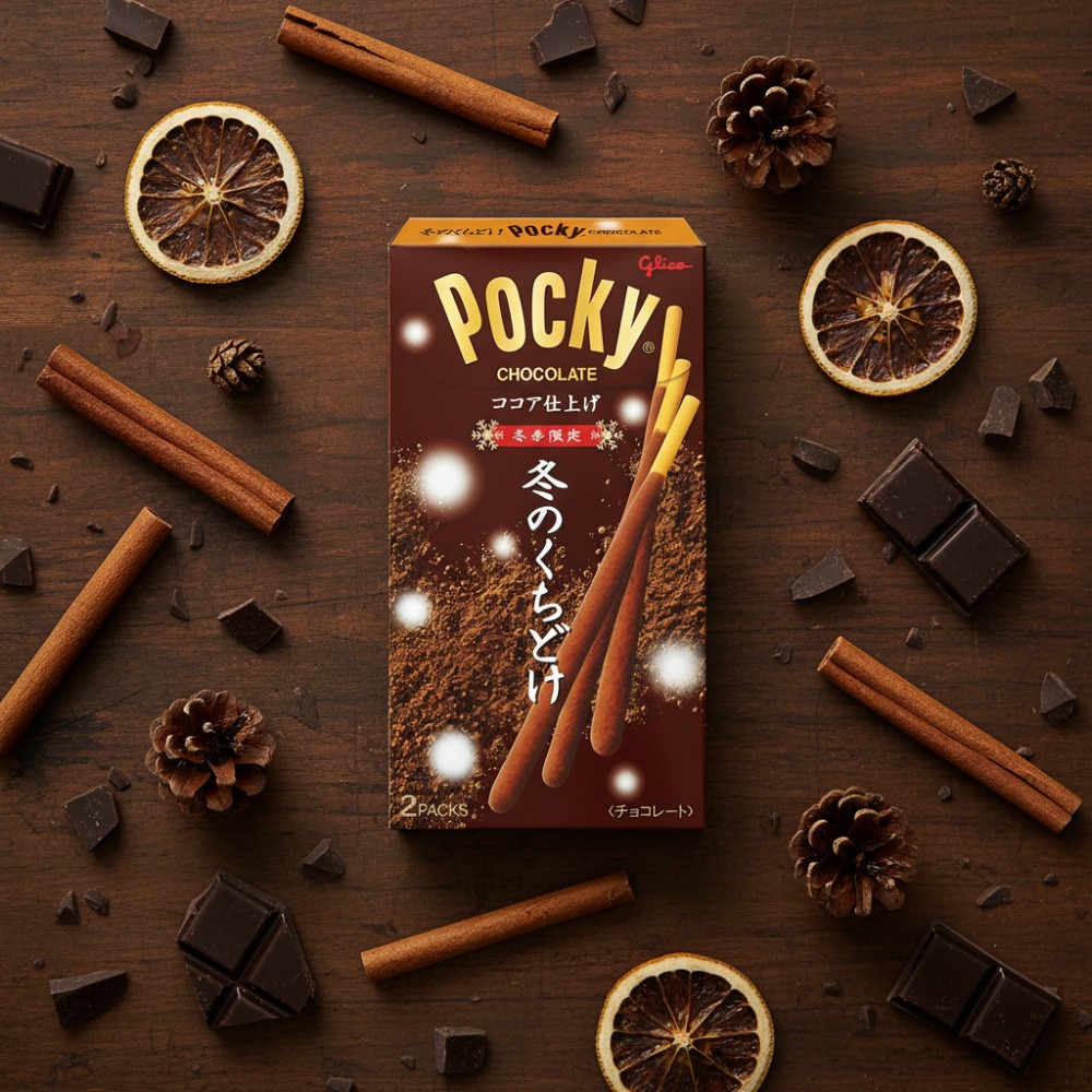 일본 글리코 포키(Pocky) 겨울 한정판 리뷰: 코코아 vs 소금 카라멜 맛 비교!