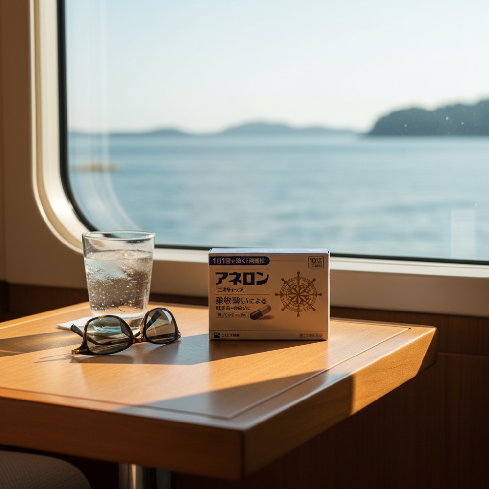 일본 아네론 멀미약 성분 및 직구 가격, 복용법