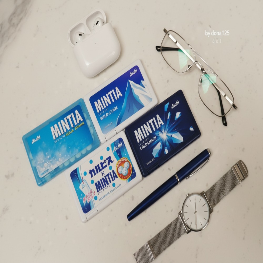 상쾌함이 오래가는 아사히 민티아 종류, 맛, 일본 직구후기