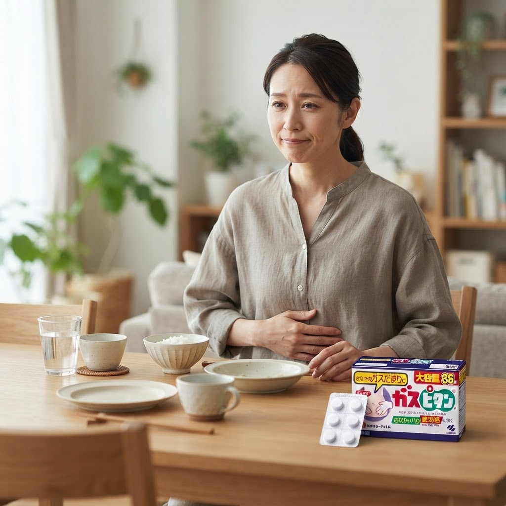 가스피탄 효과와 복용법, 복부 팽만감에는 어떻게 먹을까?