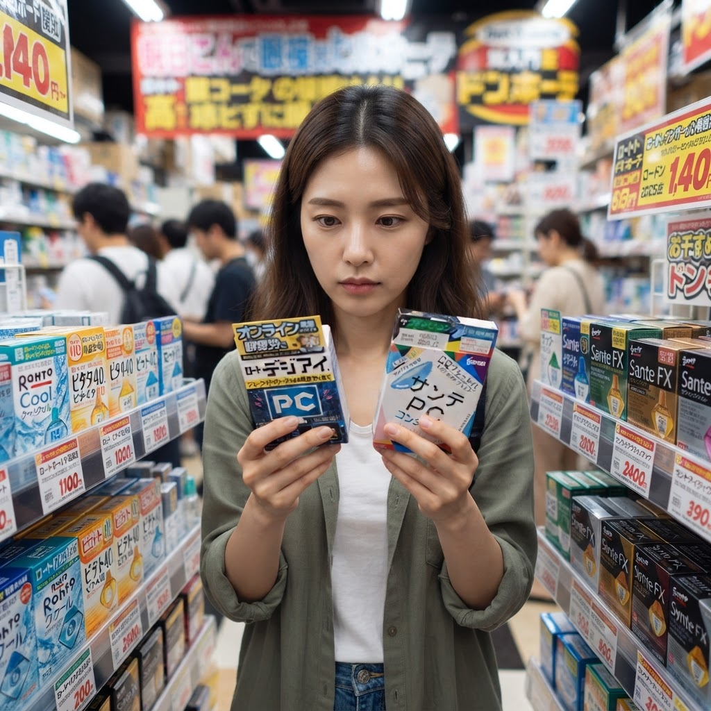 돈키호테 안약, 로토와 산테 중 무엇을 고를까?