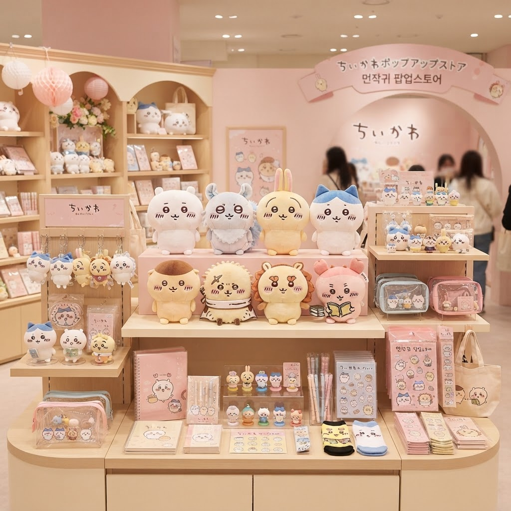 먼작귀 팝업 인형 종류, 치이카와 굿즈 뭐가 있을까?