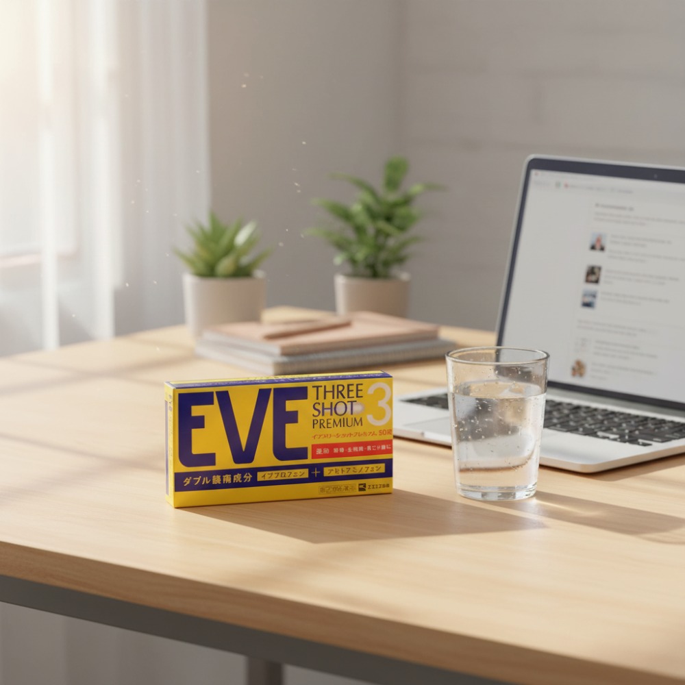 일본 이브 쓰리샷 복용방법